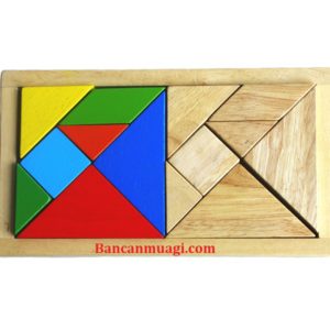 Đồ chơi Tangram đôi bằng Gỗ