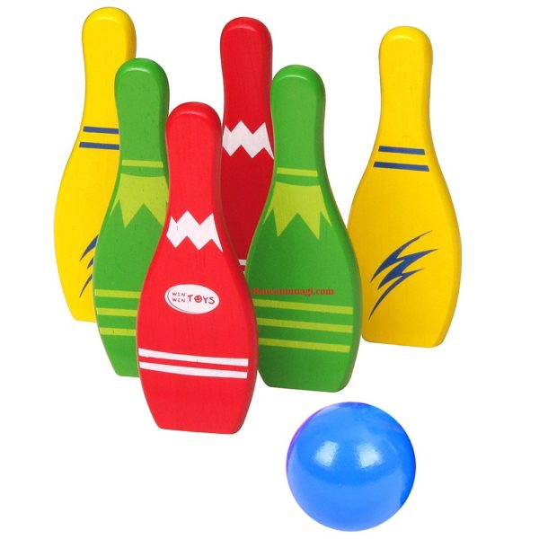 Đồ chơi Trò chơi Bowling bằng Gỗ